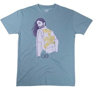 QUEER EYE Official Queen of F’n Everything T-Shirt Blue Size XXL